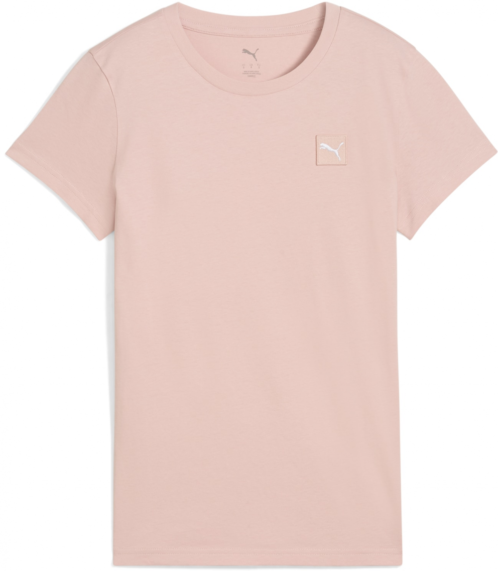 PUMA Tričko 'Ess'  rosé / biela