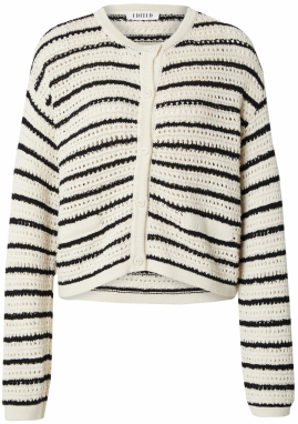EDITED Kardigán 'Ida'  béžová / čierna