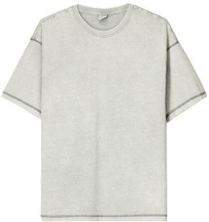 Bershka Tričko  svetlosivá
