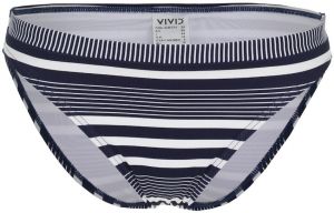 VIVID Bikinové nohavičky 'Mix&Match'  tmavomodrá / biela