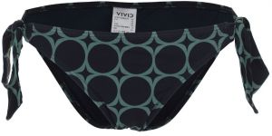 VIVID Bikinové nohavičky 'Mix&Match'  tmavomodrá / zelená