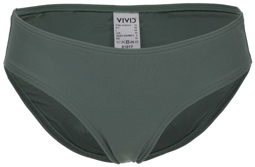 VIVID Bikinové nohavičky  tmavozelená