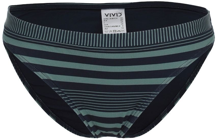 VIVID Bikinové nohavičky 'Mix&Match'  tmavomodrá / tmavozelená