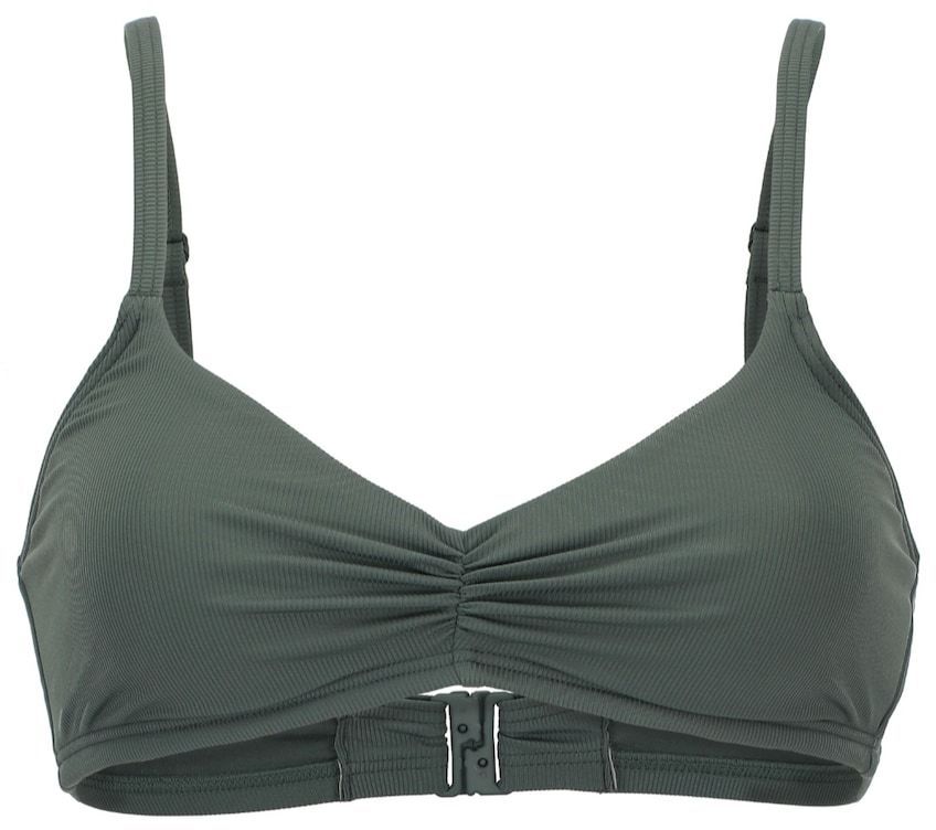 VIVID Bikinový top  tmavozelená