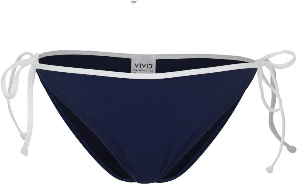 VIVID Bikinové nohavičky 'Mix&Match'  námornícka modrá / biela