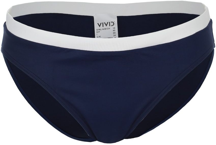 VIVID Bikinové nohavičky 'Mix&Match'  námornícka modrá / biela