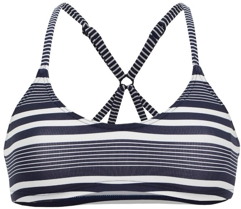 VIVID Bikinový top  námornícka modrá / biela