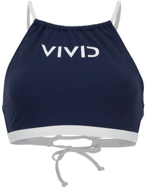 VIVID Bikinový top  námornícka modrá / biela