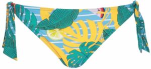 VIVID Bikinové nohavičky  svetlomodrá / žltá / nefritová / biela