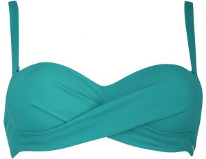 VIVID Bikinový top  modrozelená