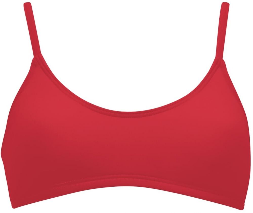 VIVID Bikinový top  červená