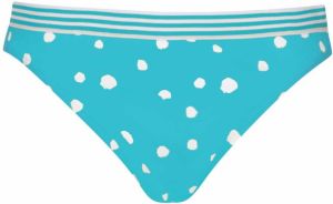 VIVID Bikinové nohavičky  tyrkysová / prírodná biela