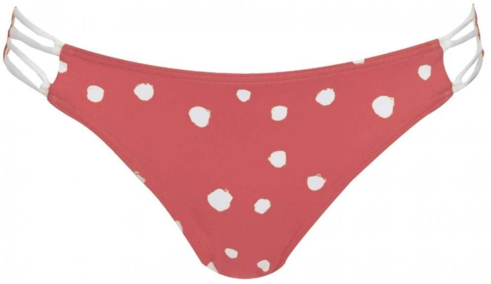 VIVID Bikinové nohavičky  červená / šedobiela