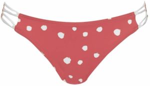 VIVID Bikinové nohavičky  červená / šedobiela