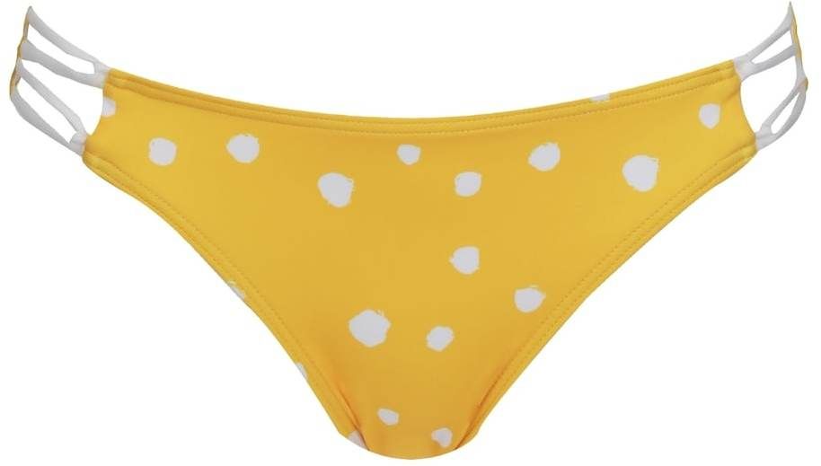VIVID Bikinové nohavičky  žltá / biela