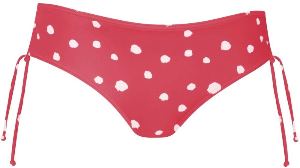 VIVID Bikinové nohavičky  červená / šedobiela