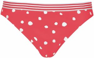VIVID Bikinové nohavičky  červená / šedobiela