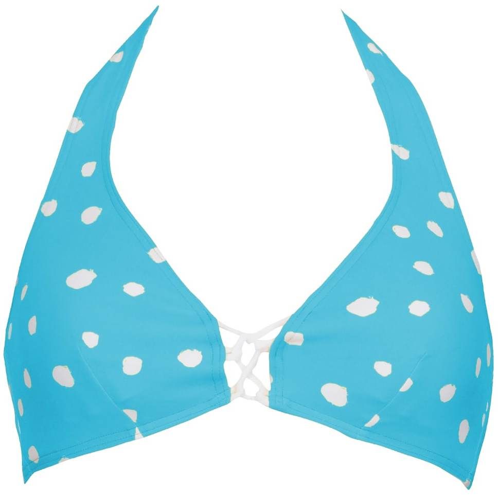VIVID Bikinový top  tyrkysová / šedobiela