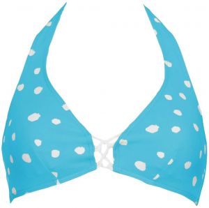VIVID Bikinový top  tyrkysová / šedobiela