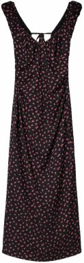 Bershka Šaty  kaki / ružová / svetloružová / čierna