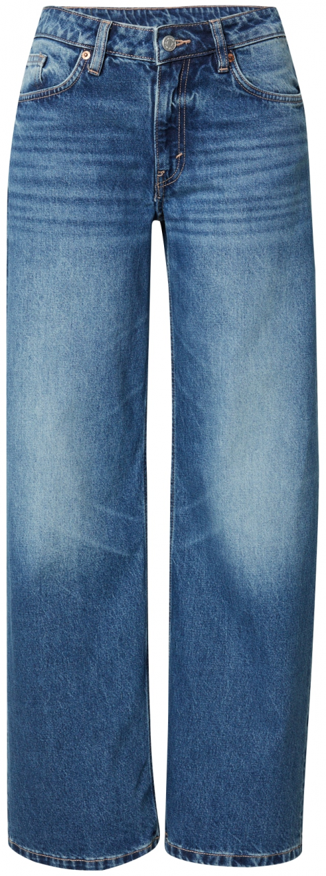 Monki Džínsy  modrá denim