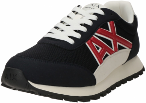 ARMANI EXCHANGE Nízke tenisky  tmavomodrá / červená / biela