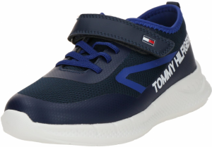 TOMMY HILFIGER Tenisky  modrá / námornícka modrá / biela