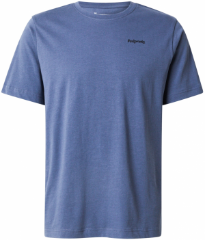 KnowledgeCotton Apparel Tričko  zafírová / čokoládová / tmavožltá / biela