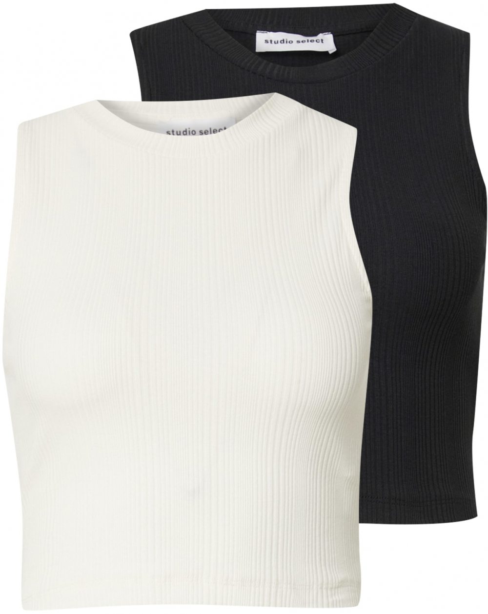 STUDIO SELECT Top 'Sanja'  čierna / biela