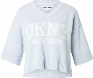 DKNY Sveter  svetlomodrá / biela