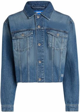 KARL LAGERFELD JEANS Prechodná bunda  modrá denim