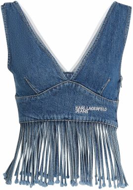 KARL LAGERFELD JEANS Top  modrá denim