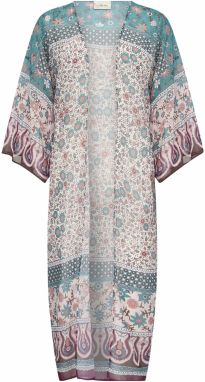 Cream Kimono 'Tikko'  tmelová / brokátová / petrolejová / bordová