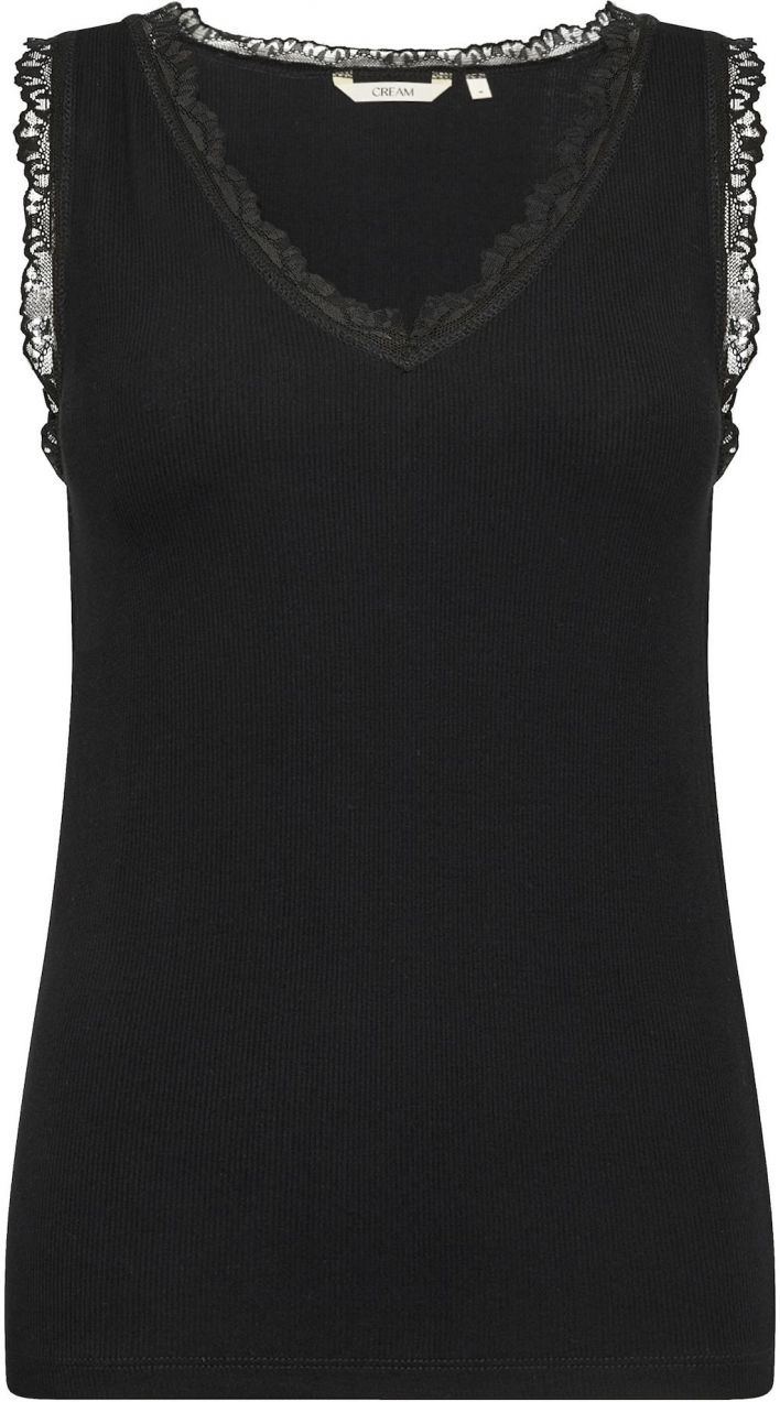 Cream Top 'Yuni'  čierna