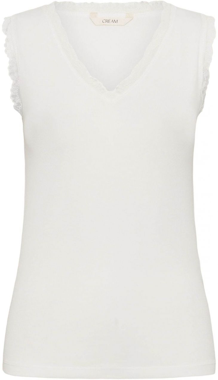 Cream Top 'Yuni'  biela