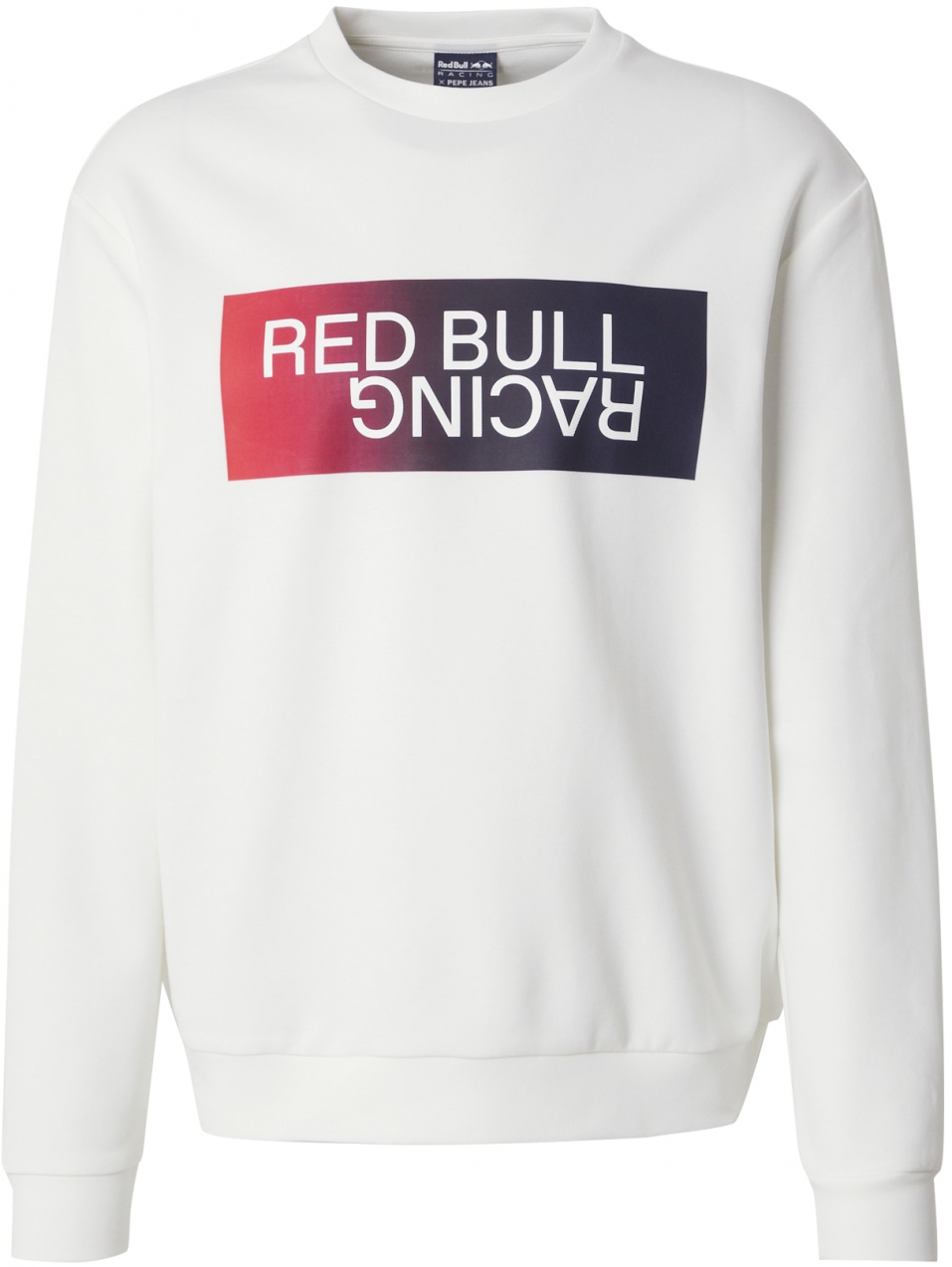 Red Bull Racing x Pepe Jeans Mikina 'Red Bull Racing x Pepe Jeans'  červená / tmavočervená / čierna / šedobiela