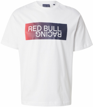 Red Bull Racing x Pepe Jeans Tričko 'Red Bull Racing x Pepe Jeans'  rubínová / čierna / biela