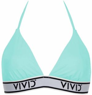 VIVID Bikinový top  vodová / čierna / biela