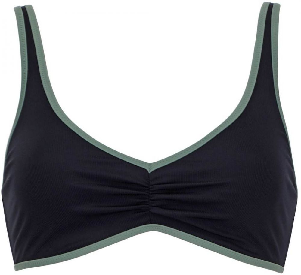 VIVID Bikinový top 'Mix&Match'  námornícka modrá / svetlozelená
