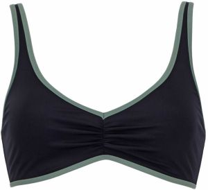 VIVID Bikinový top 'Mix&Match'  námornícka modrá / svetlozelená