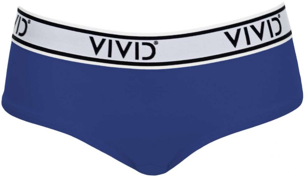 VIVID Bikinové nohavičky  modrá / biela