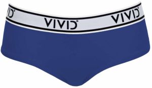 VIVID Bikinové nohavičky  modrá / biela