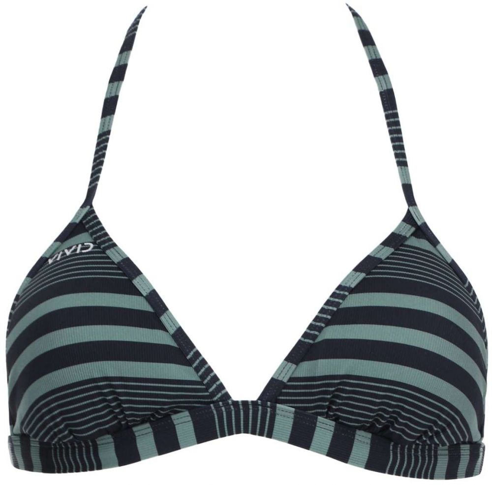 VIVID Bikinový top 'Mix&Match'  tmavomodrá / jedľová