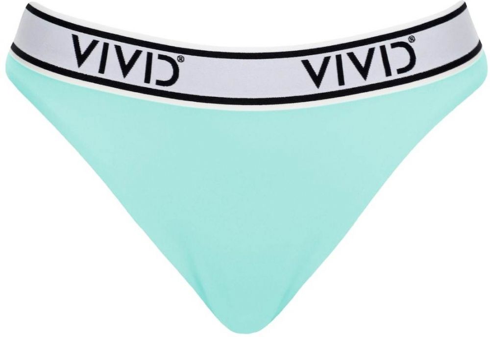 VIVID Bikinové nohavičky 'Mix&Match'  neónovo modrá / čierna / biela