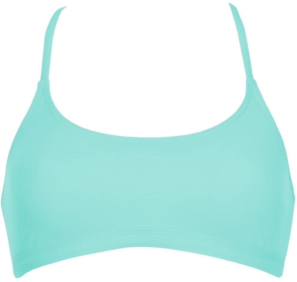 VIVID Bikinový top  vodová / svetlosivá / čierna