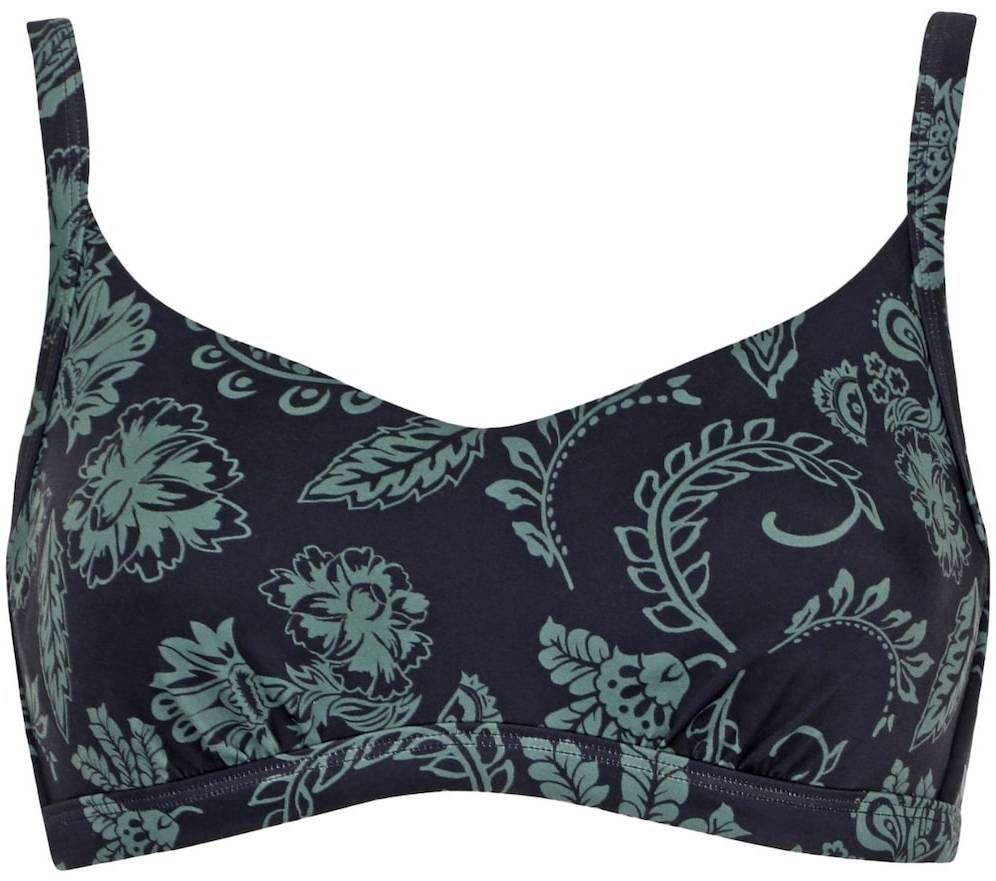 VIVID Bikinový top  tmavomodrá / zelená