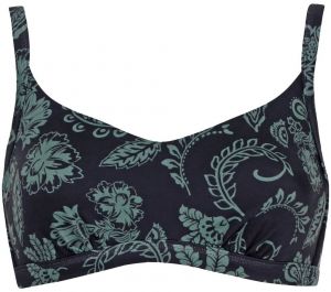 VIVID Bikinový top  tmavomodrá / zelená