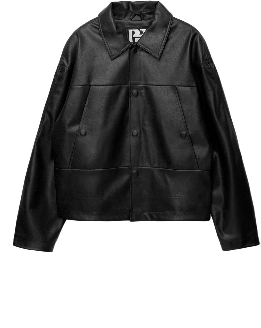 Pull&Bear Prechodná bunda  čierna