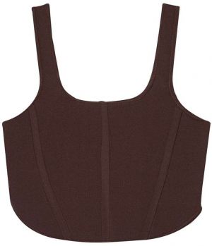Bershka Top  čokoládová