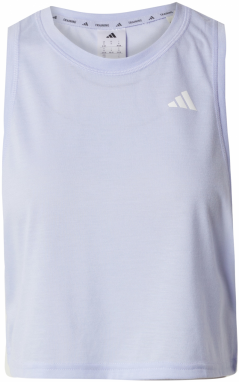ADIDAS PERFORMANCE Športový top  pastelovo fialová / biela